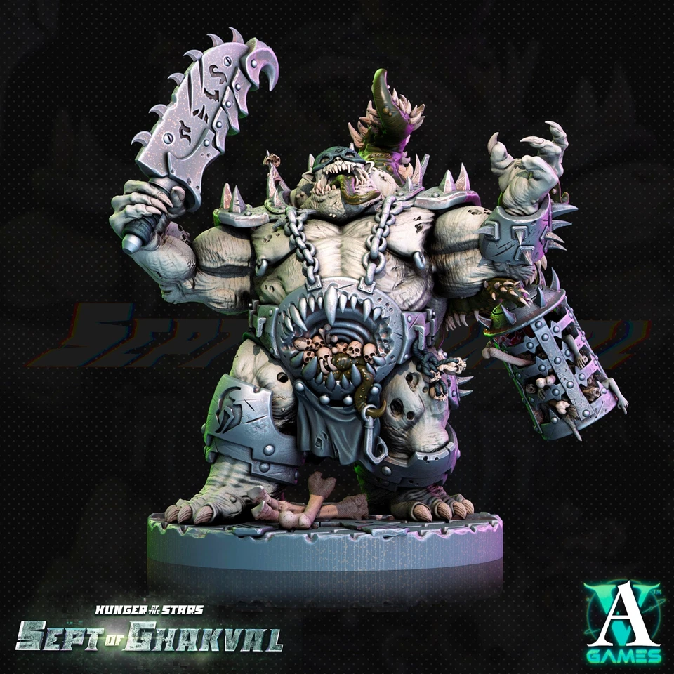 Juegos de Archivillanos Impresos en 3D Ghakval Carceleros Hambre de Estrellas 28 32mm D&D Foto 2 de 4