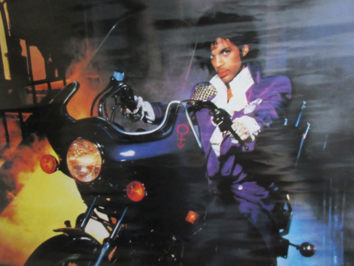 Prince Purple Rain Japan Promo Poster for Album Release Prince Purple Rain Japan Promo Poster for Album Release