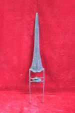 Katar Dagger Tiger Knife 1900s Old Indian Rare Hand Forged Steel Antiques