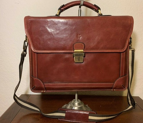 Vintage Ellington Whiskey Brown Leather 