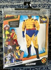 NEW Marvel X-Men 97 Wolverine Adult Plus 2XL 48-52 Halloween Costume 7 Pieces