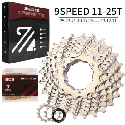 8/9/10/11/12 Speed 11-52T Bike Cassette 116/126 Links Chain for Shimano SRAM KMC