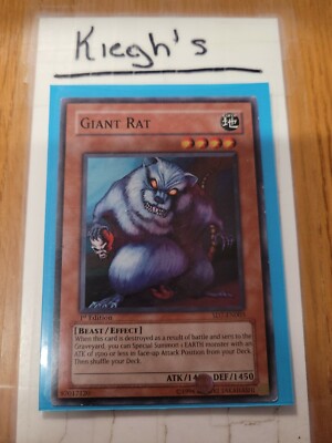 giant rat yugioh card Amazon.com: YU-GI-OH! - Giant Rat (LCYW-EN232) - Legendary Collection 3: Yugi's World - 1st Edition