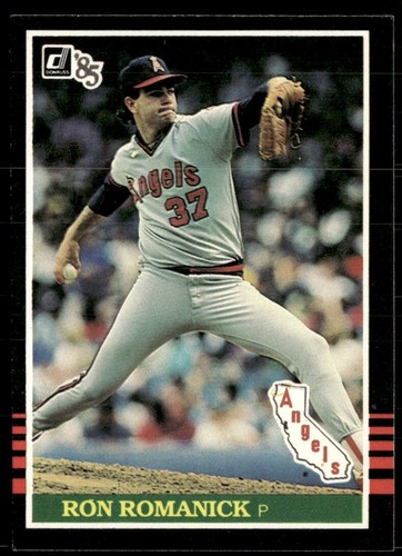 1985 Donruss #451 Ron Romanick Rookie California Angels | eBay