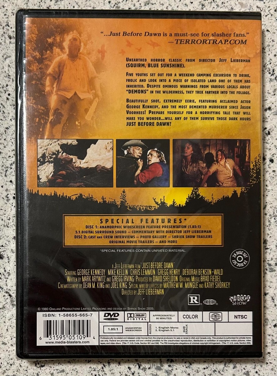 Just Before Dawn (DVD, 2005) for sale online | eBay