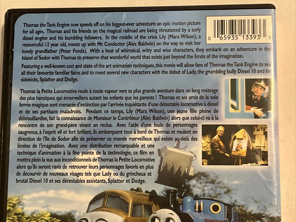 Thomas and the magic railroad (2004 DVD NTSC 1) english/french audio - Image 3 of 4