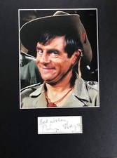 MELVIN HAYES - It Ain't Half Hot Mum GENUINE SIGNED AUTOGRAPH