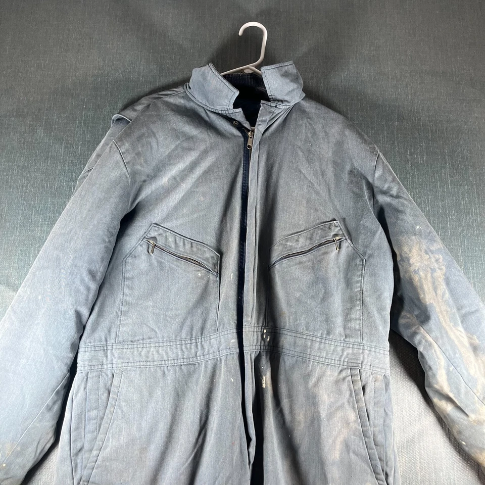 Monos Walls Blizzard Pruf para Hombres XL Gris Algodón Ropa de Trabajo Manga Larga Cremallera al Tobillo Foto 3 de 4