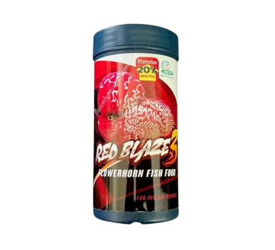 CZ AQUA PRODUCTS FLOWERHORN FISH FOODS - RED BLAZE 100G - FREE SHIPPING
