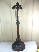 Rare Wilkinson Lamp Base Louis XVI for Leaded Shade Handel Tiffany Era