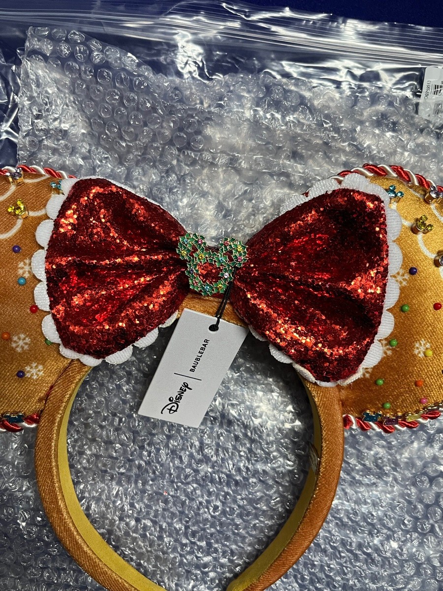 Baublebar Disney Minnie Mouse Gingerbread Ears Headband  display picture 3