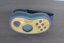 Insignia NS-R5111 AM/FM Portable Armband Radio Orange Gray Tested Working