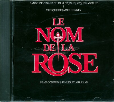 James Horner ''THE NAME OF THE ROSE'' score France CD out of print