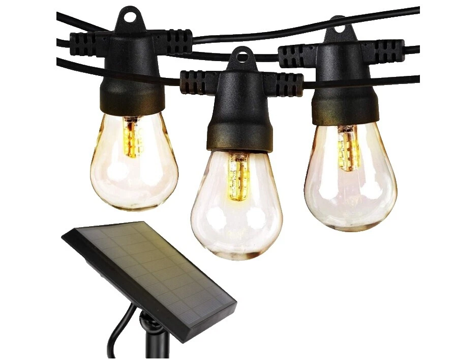 Vidrio solar atardecer al amanecer Luces de la secuencia del Jardín