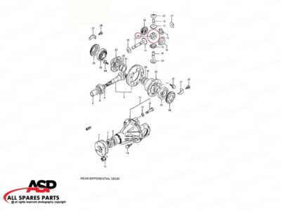 Joint Pinion for Suzuki Samurai Sj413 27356-86081 | eBay