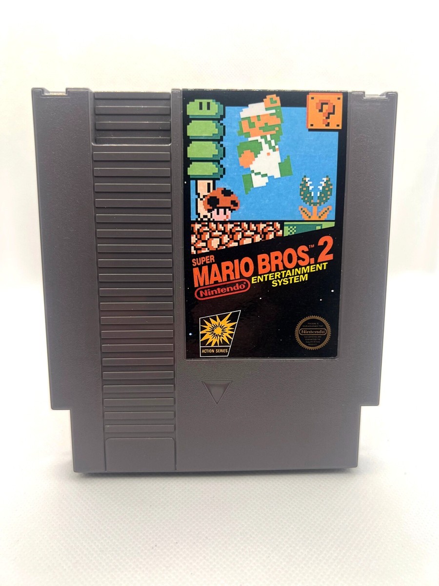 NES  SUPER MARIO BROTHERS 2 アメリカファミコン 1/1 UNIQUE Super Mario Bros 2 JAP. VERSION IN AMERICAN CARTRIDGE