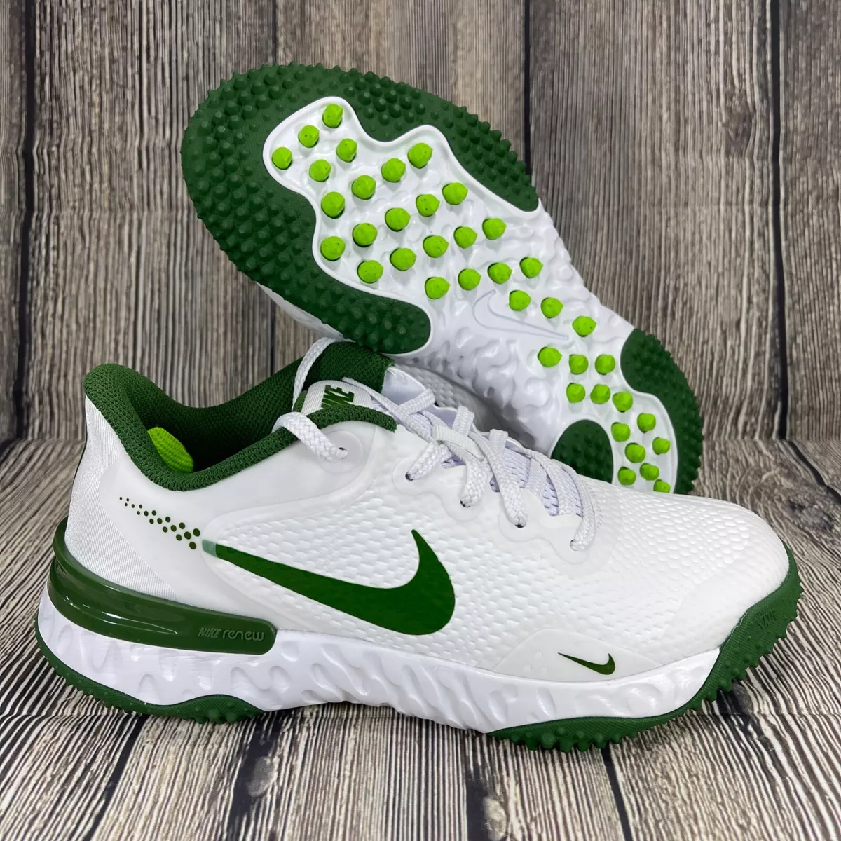 Mens green nike clearance huarache