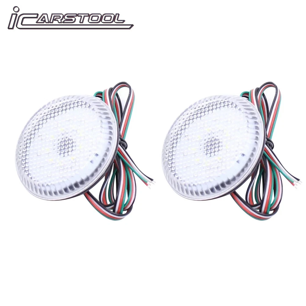2x Clear Lens 24-SMD LED Rear Bumper Reflector Tail Brake Backup Lights fog Lamp For Toyota Corolla OEM#8191002040,81910-02040,TO2830104,6982751716192