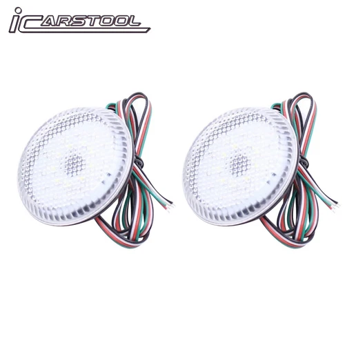 2x Clear Lens 24-SMD LED Rear Bumper Reflector Tail Brake Backup Lights fog Lamp For Toyota Corolla OEM#8191002040,81910-02040,TO2830104,6982751716192