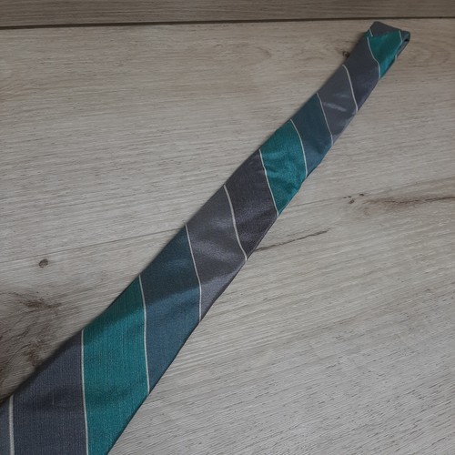 Nordstrom Brass Rail Tie Necktie Multicolor 52" 3/4 Silk Multicolor Striped - Picture 7 of 12