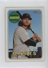 2018 Topps Heritage Mini 89/100 Brandon Crawford #51 0b0