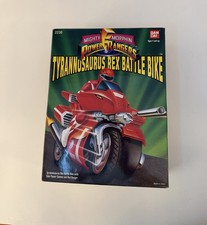 BANDAI 1993 Mighty Morphin Power Rangers Red Tyrannosaurus Rex Battle Bike RARE!