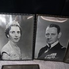 ROYALTY  of Denmark, 2 sets of king & Queens 1912 -  concave glass — photo 2