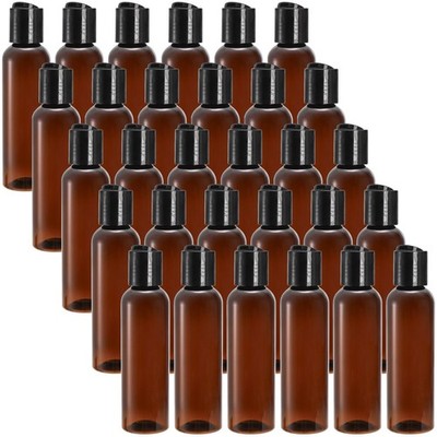 30 Pack 4oz Travel Bottles for Toiletries, Small Plastic Squeeze Bottles with...