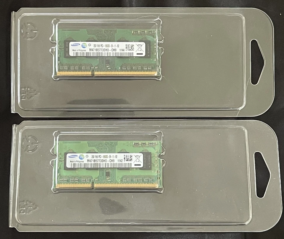 Samsung 2GB 1RX8 PC3-10600S DDR3 1333mhz 204pin Memory RAM CL9 [PACK OF 2] - Image 4 of 4