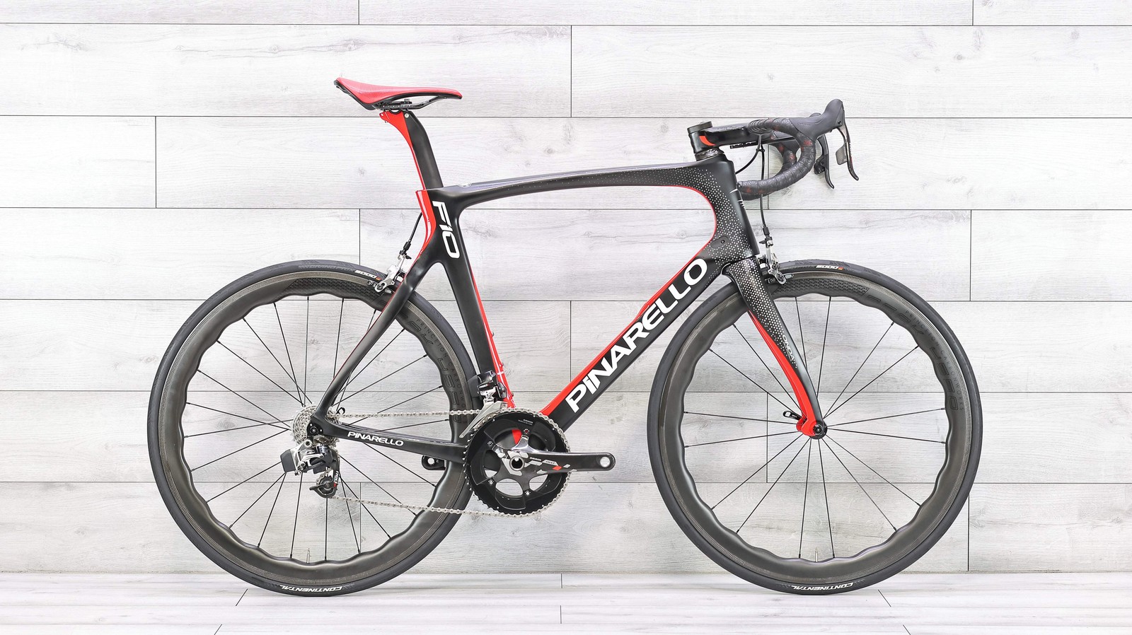 Pinarello Dogma F10 Red eTap w/Princeton Peak 4550 Road Bike - 2017, 59.5cm