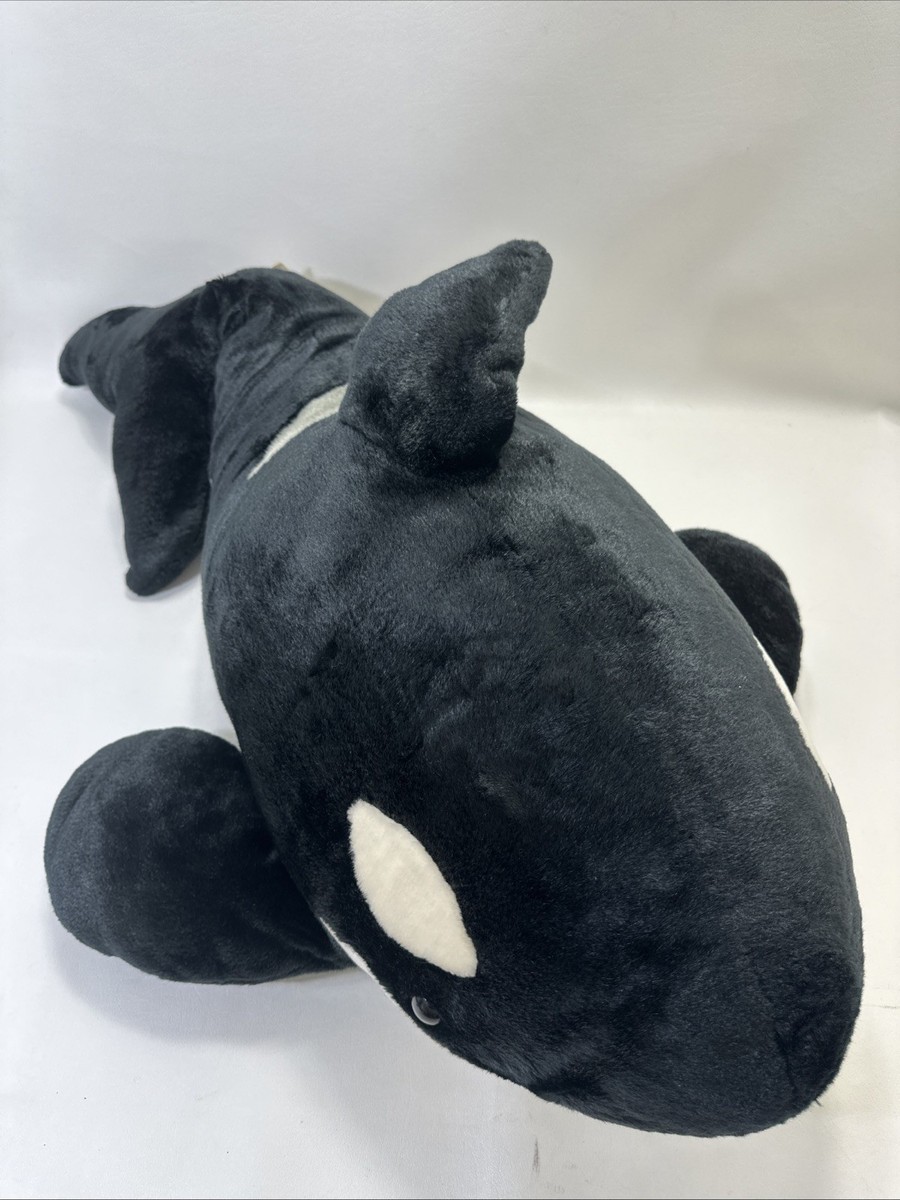 Rare Vintage 90s Sea World Shamu Killer Whale Orca Plush Large 36