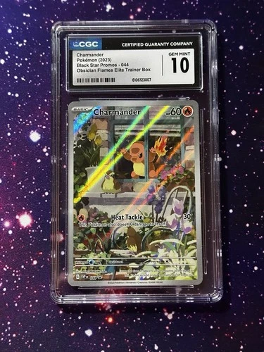 Pokémon Charmander 044 Black Star Promo Holo CGC 10 Gem Mint Scarlet & Violet