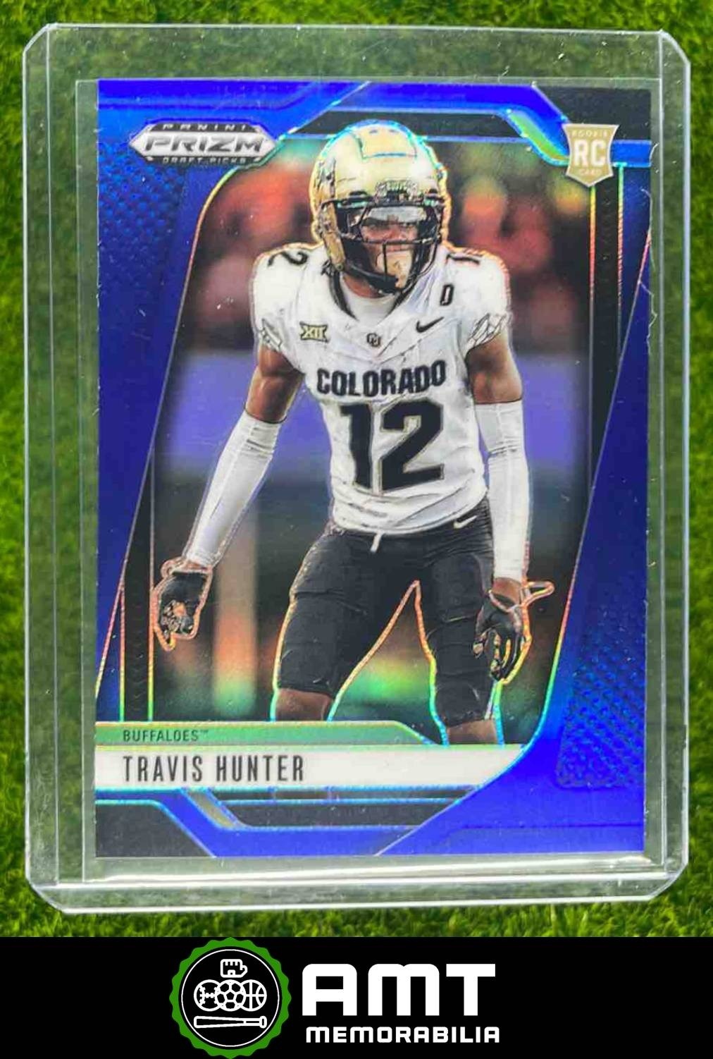 Travis Hunter RC 2025 Panini Prizm Draft 244/249 Blue Colorado Buffaloes #20