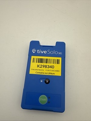 Tive Solo 5G TT-7100 Non-Lithium Shipment Tracker GPS Temp Humidity