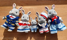 Sylanian Familes 4774: Celebration Sea Breeze 'Columbus' Rabbit Family X 5