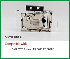 Granzon GPU Water Block For GIGABYTE Radeon RX 6600 XT EAGLE A-GV6600XT-X