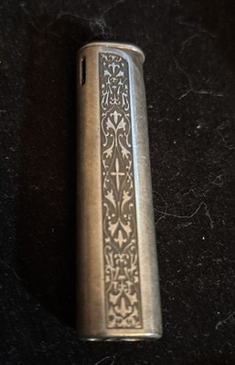 Colibri Decorative Ornate Scrollwork Floral Cigarette Lighter Vintage Japan 3 