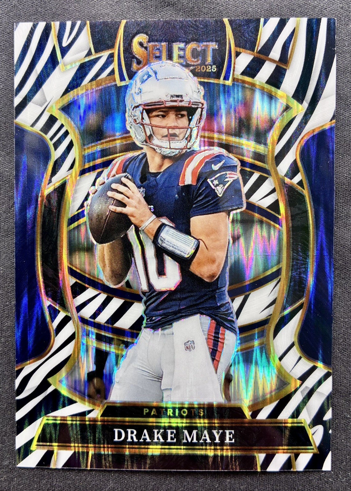 🥵🥵2025 Select DRAKE MAYE 🦓 ZEBRA 🦓Prizm Concourse SSP CASE HIT!!!🥵🥵