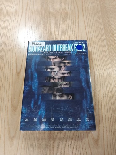 Resident Evil Outbreak File 2 PS2 Official Guidebook, Used, Free Shipping