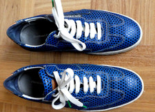Herren Schuh Sneaker Schnürschuh Floris van Bommel Gr. 7 blau