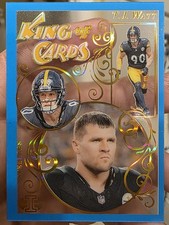 2023 Panini Illusions - T.J. Watt KING of CARDS Insert Light Blue 029/299 No.13