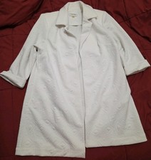 calvin klein white blazer size  16W/16F/16M 