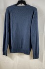 Weatherproof Vintage Men's Blue 100% Cashmere 2-Ply V-Neck Sweater Sz M — photo 2