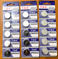 Lithium Battery 3V CR2032 2032 Remote Button Cell LOT OF 15  EXP: 12/2031