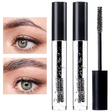 Clear Eyebrow Setting Gel, 2 Pack Brow Fix Gel, Waterproof And Sweat-Proof Eyebr