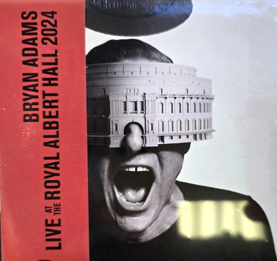 Bryan Adams   Live At The Royal Albert Hall 2024 CD X 3 Boxset with Blu Ray 2024
