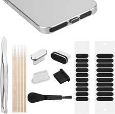 4pcs USB C Dust Plugs and 20pcs Phone Speaker Covers, C Port Covers Anti... 