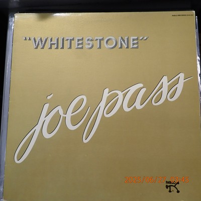 VG++ NM Joe Pass - ''Whitestone''  1985 LP - Pablo Records 2310-0912