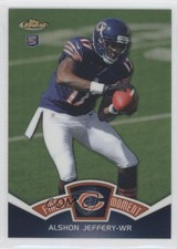 2012 Topps Finest Finest Moments Refractor Alshon Jeffery #FM-AJ 0l1