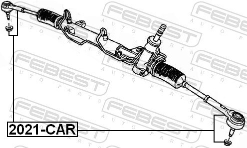 FEBEST 2021-CAR Tie Rod End para Chrysler, Dodge, Fiat, Jeep, Lancia, Plymouth - Imagen 2 de 7